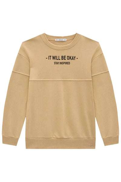 Blusão em Moletom sem Pelúcia 79174 Lilimoon Teen Menina