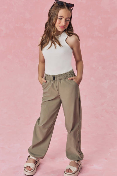 Calça Jogger Comfy em Nylon Alfaiataria 83185 Vic&Vicky Teen Menina