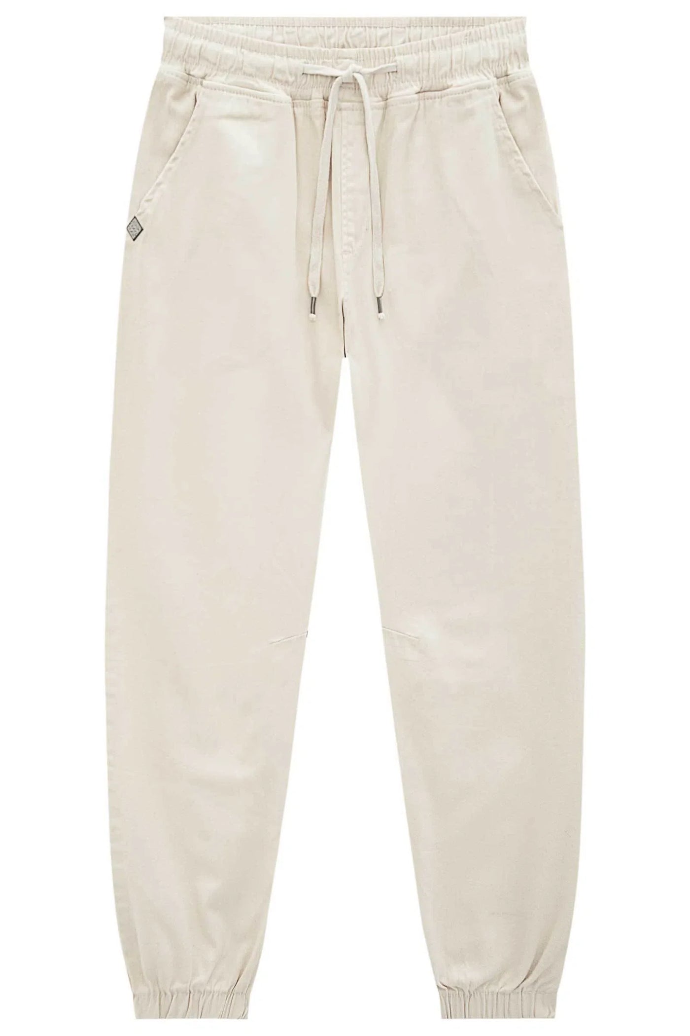 Calça Jogger em Sarja Ônix com Elastano 80545 Johnny Fox Teen Menino