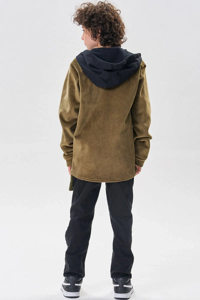 Calça Jogger em Sarja Soft 80520 Johnny Fox Teen Menino