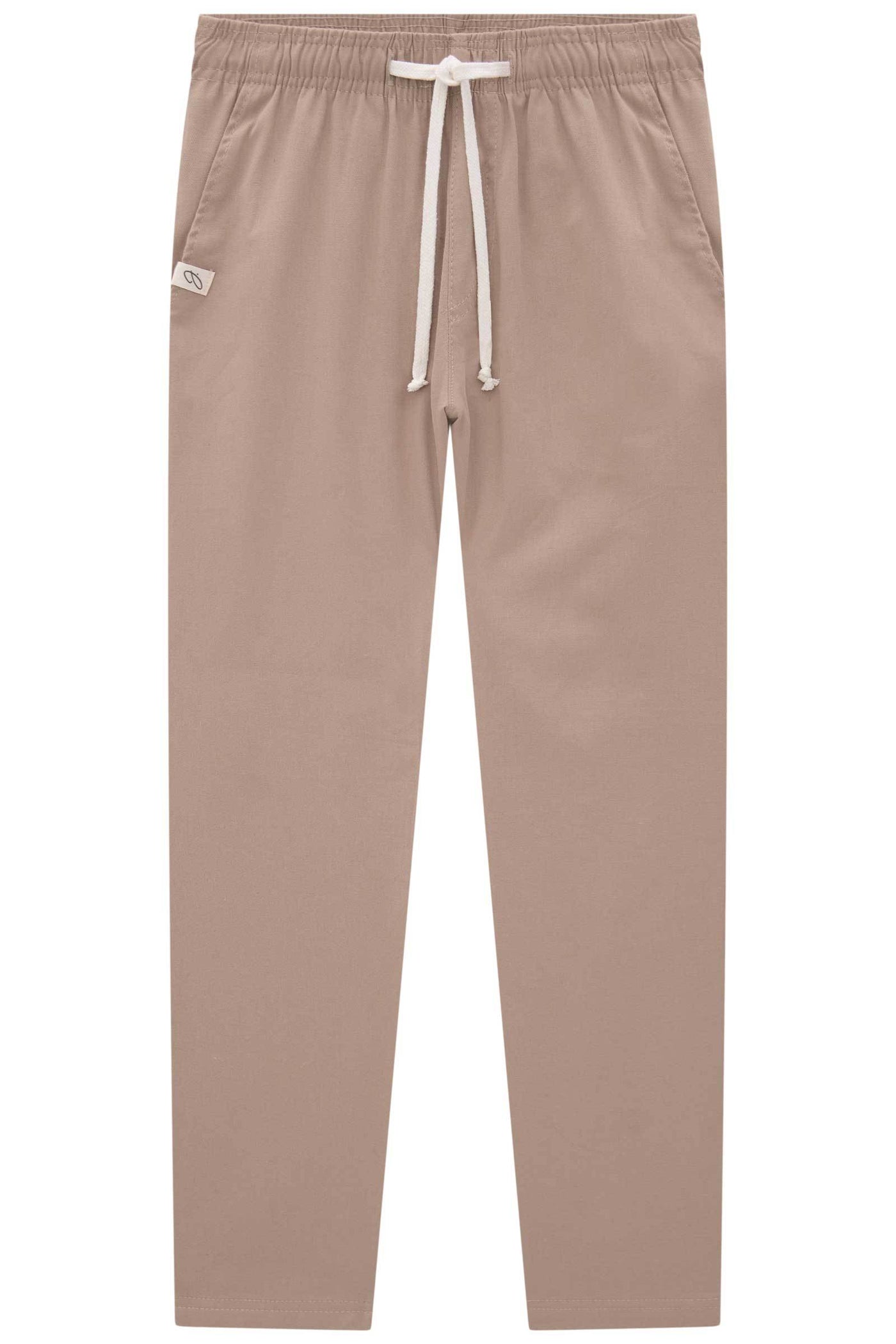 Calça Reta em Linho Santorine com Elastano 83802 Johnny Fox Teen Menino