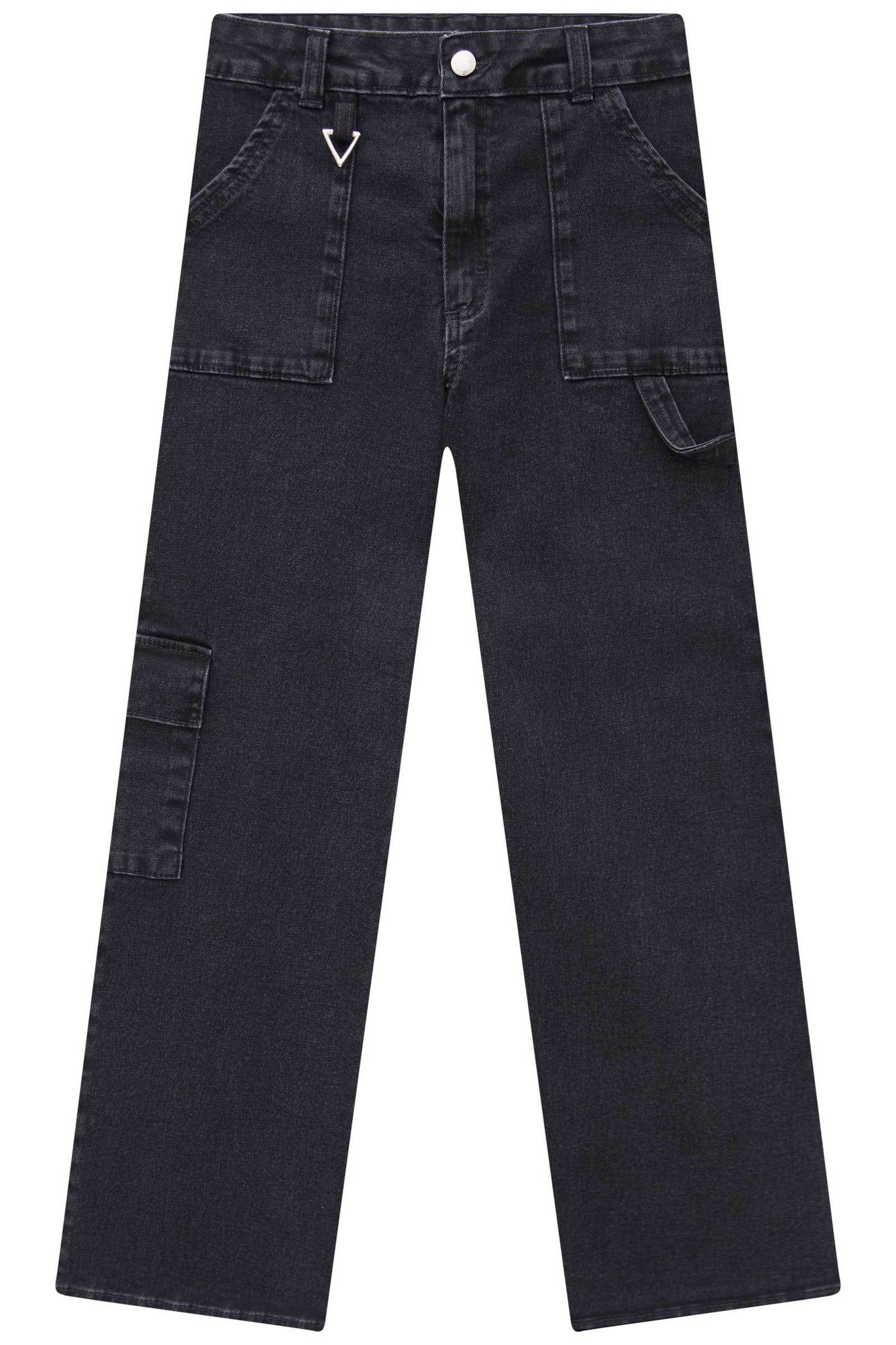 Calça Wide Leg Cargo em Jeans com Elastano 83548 Vic&Vicky Teen Menina