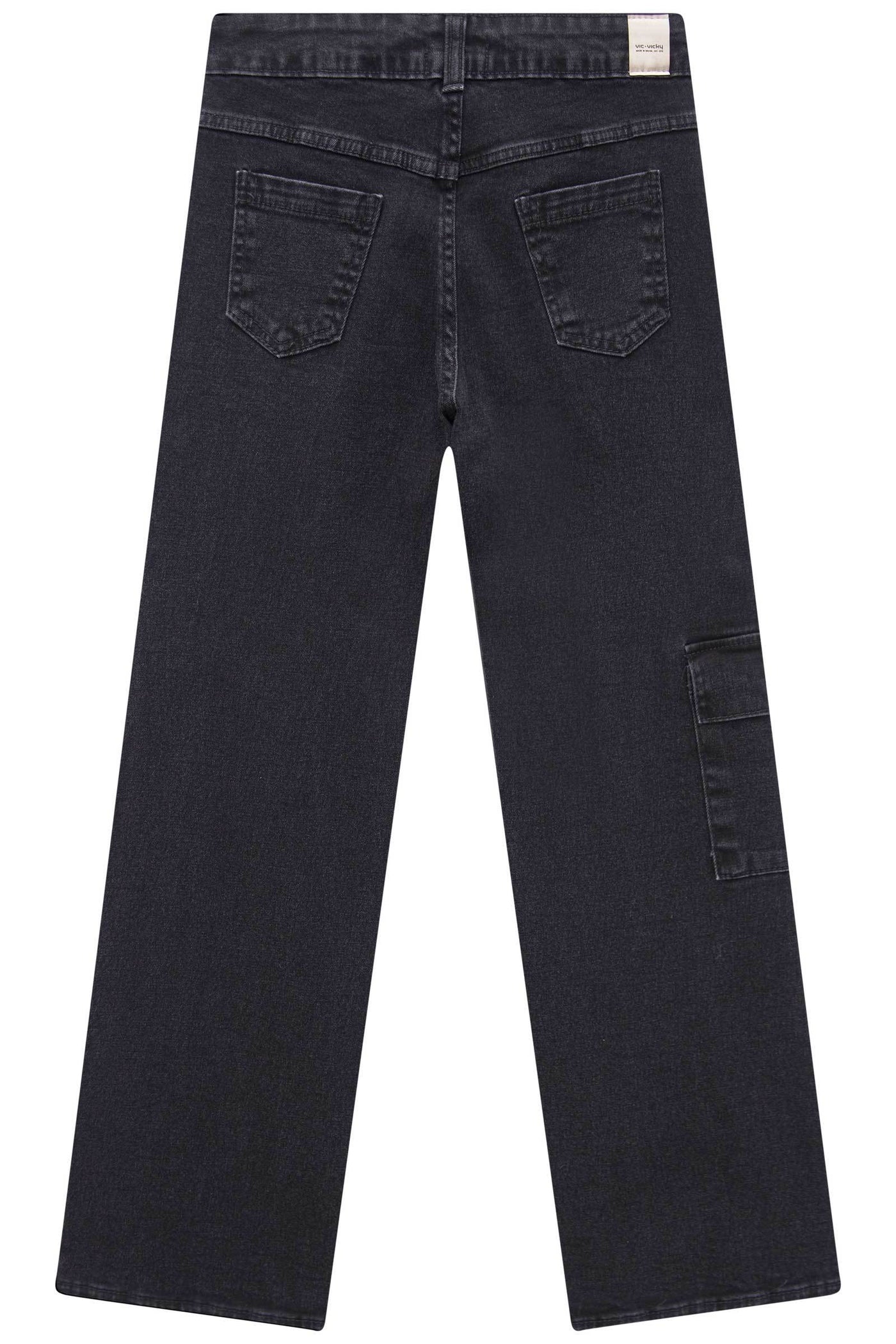 Calça Wide Leg Cargo em Jeans com Elastano 83548 Vic&Vicky Teen Menina