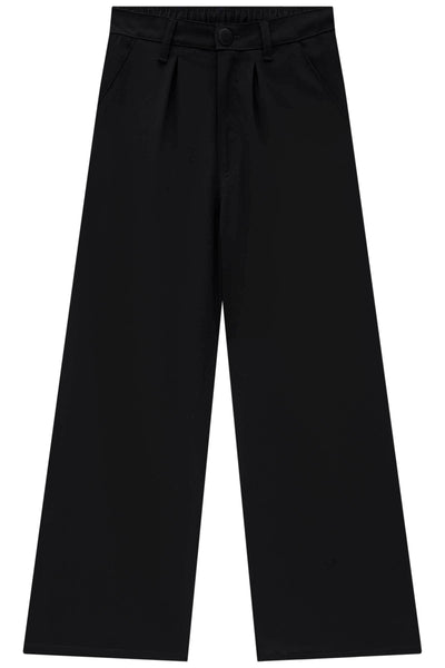 Calça Wide Leg em Alfaiataria Twill 83886 Vic&Vicky Teen Menina