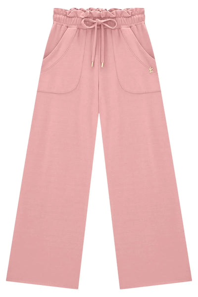 Calça Wide Leg em Molevisco 79620 Vic&Vicky Teen Menina