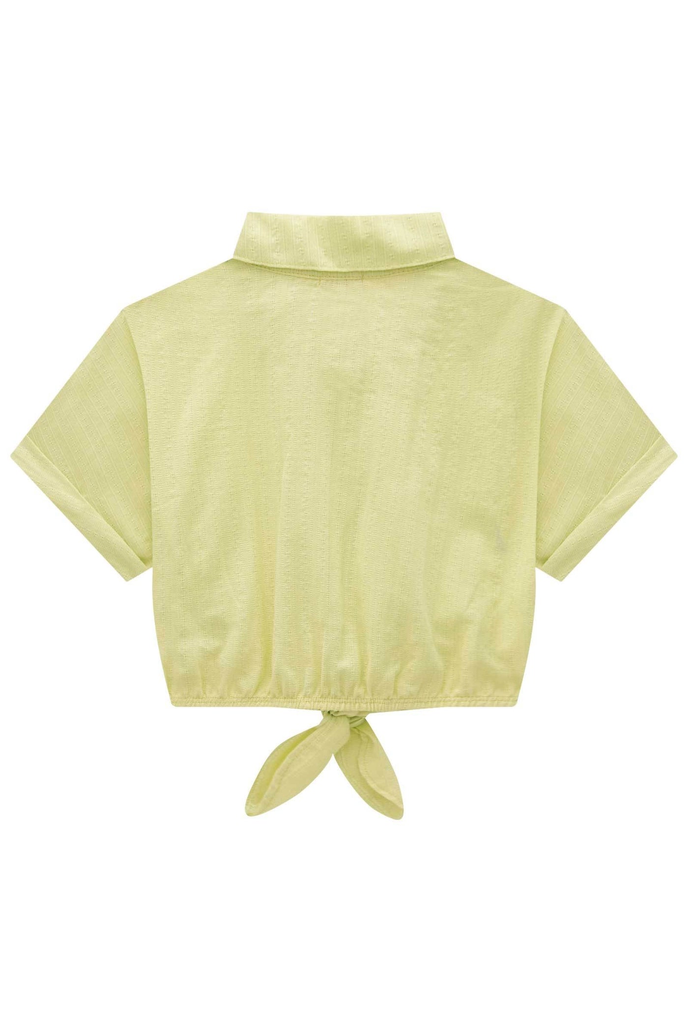 Camisa Boxy em Tricoline Maquinetado 83542 Vic&Vicky Teen Menina