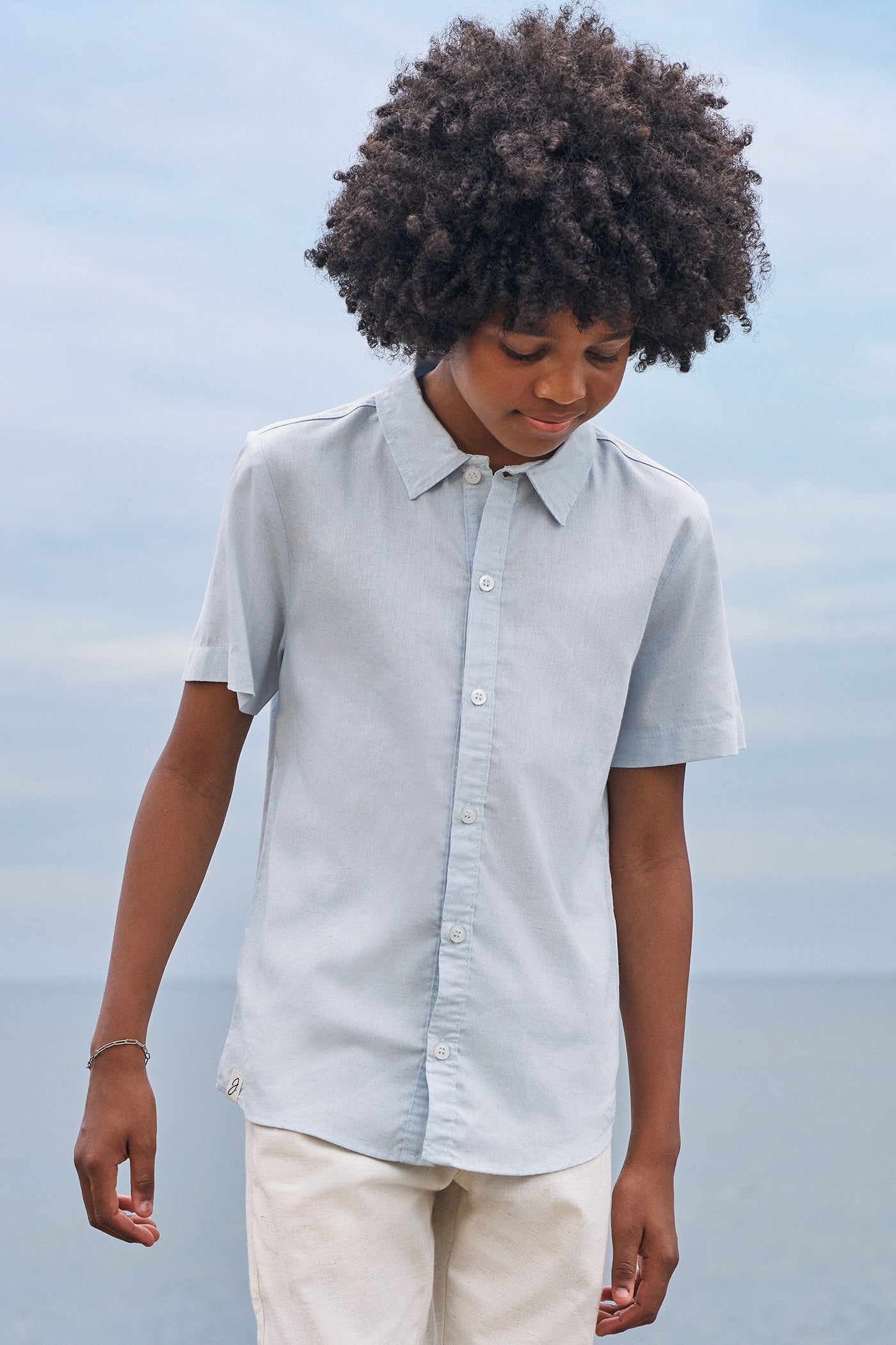 Camisa em Linho Deluxe 83584 Johnny Fox Teen Menino