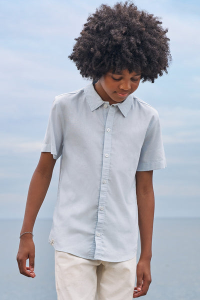 Camisa em Linho Deluxe 83584 Johnny Fox Teen Menino