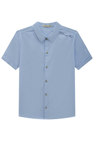 Camisa em Tricoline com Elastano 83582 Johnny Fox Teen Menino