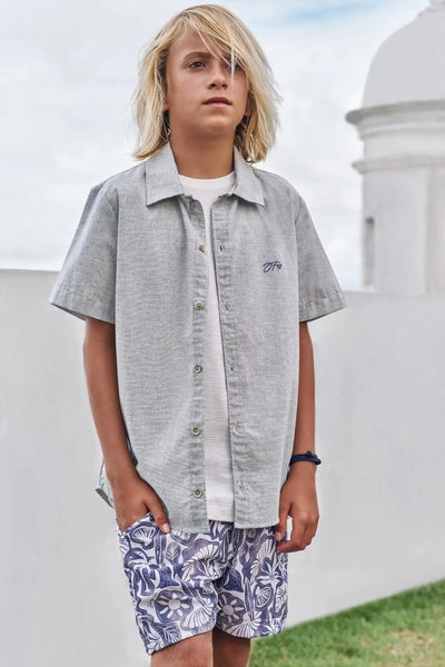 Camisa em Verano Milano 89008 Johnny Fox Teen Menino
