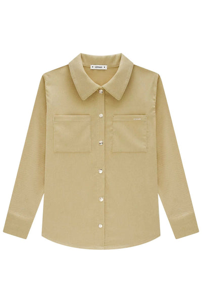 Camisa Overshirt em Cotelê 79978 Lilimoon Teen Menina