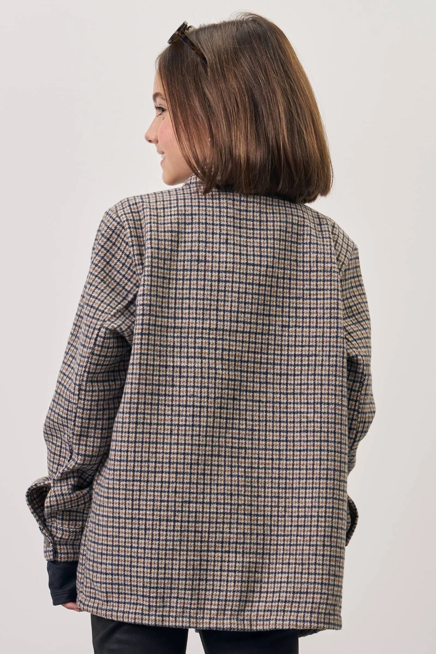 Camisa Overshirt em Flanela Zurique 80384 Vic&Vicky Teen Menina