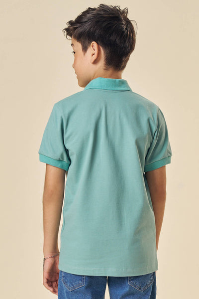 Camisa Polo em Piquet com Elastano 83509 Johnny Fox Teen Menino