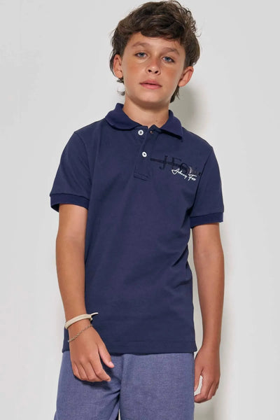 Camisa Polo em Piquet com Elastano 87075 Johnny Fox Teen Menino