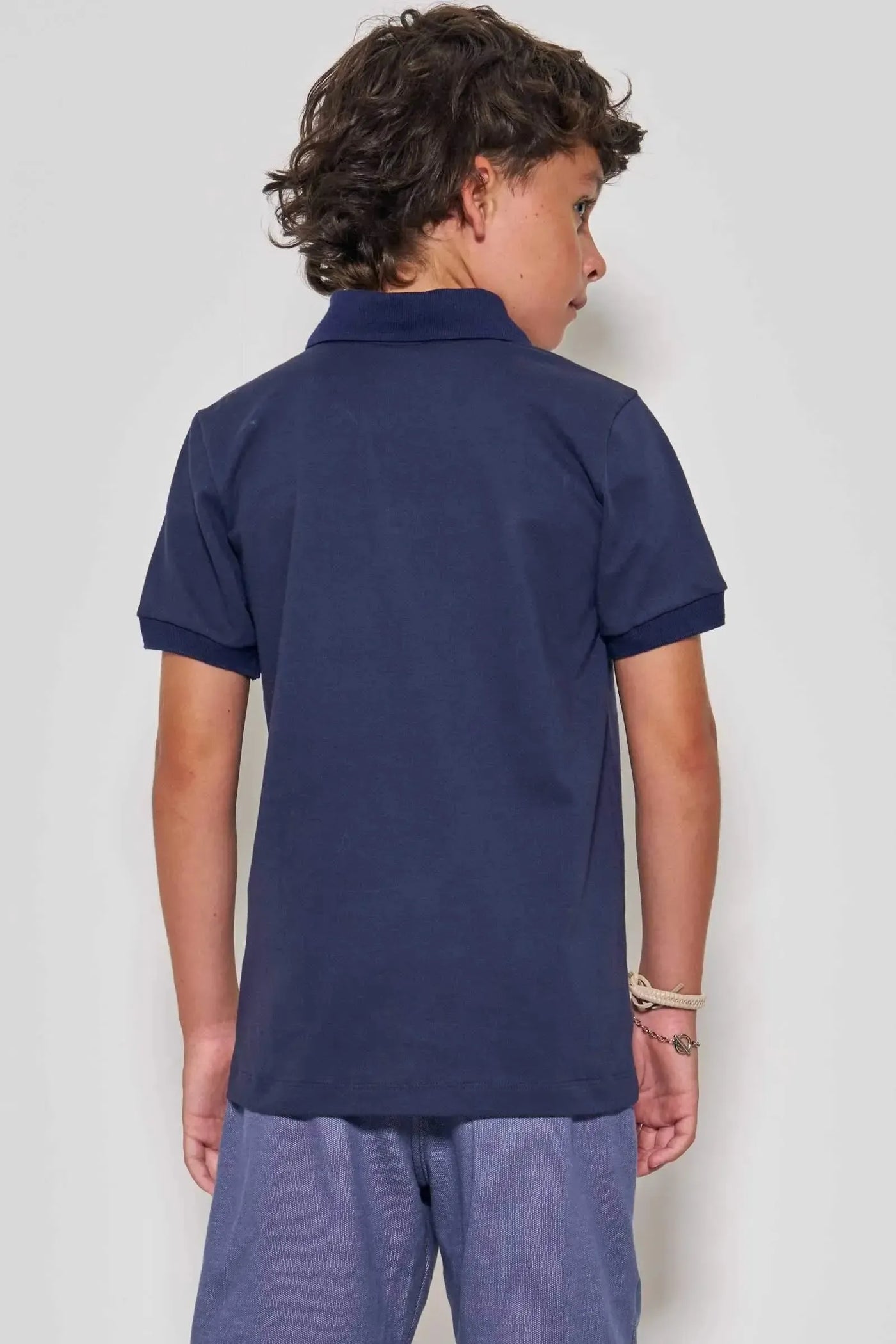Camisa Polo em Piquet com Elastano 87075 Johnny Fox Teen Menino