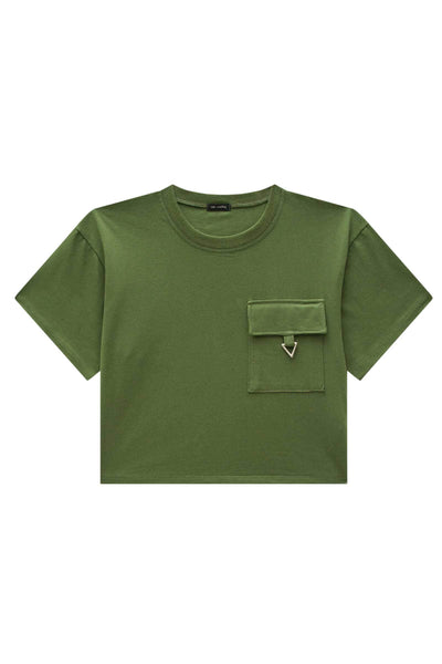 Camiseta Boxy Over em Meia Malha 82847 Vic&Vicky Teen Menina