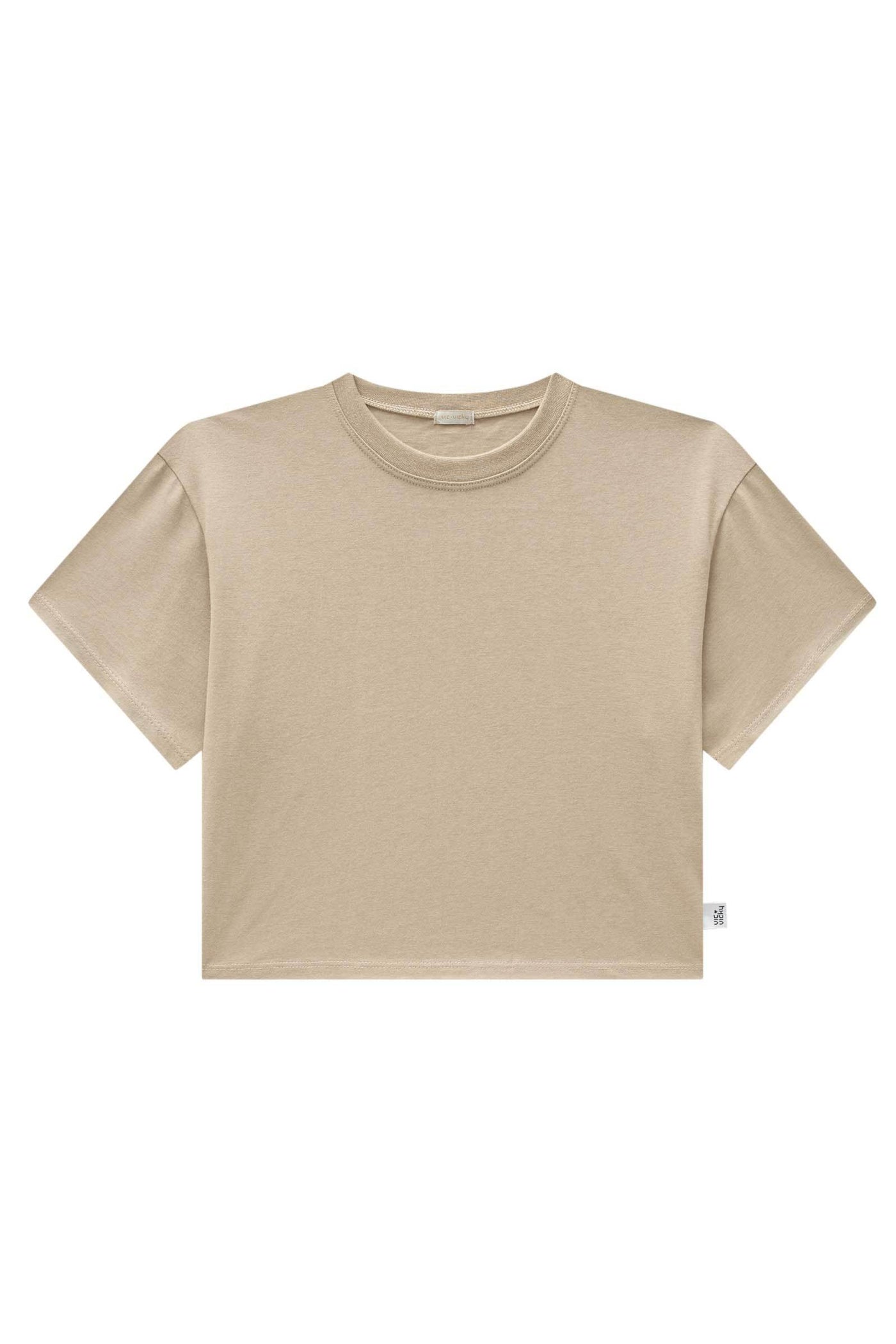 Camiseta Boxy Over em Meia Malha 83533 Vic&Vicky Teen Menina