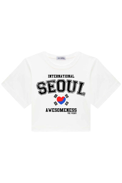 Camiseta Boxy Over em Meia Malha 90365 Vic&Vicky Teen Menina