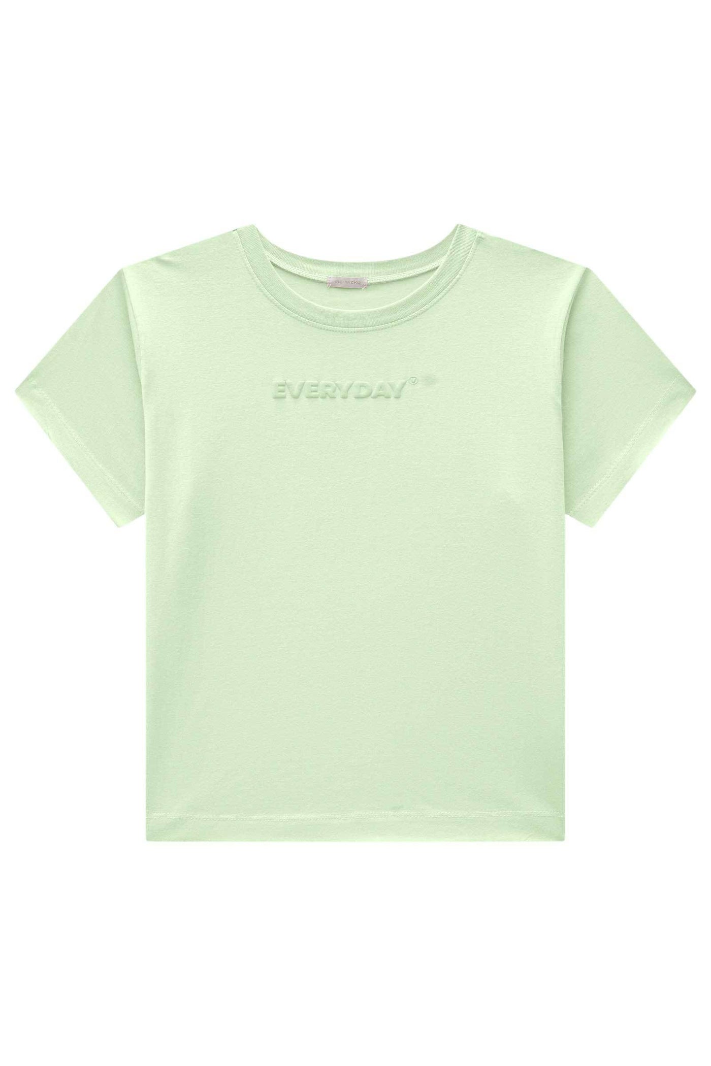 Camiseta Comfy em Meia Malha 82872 Vic&Vicky Teen Menina