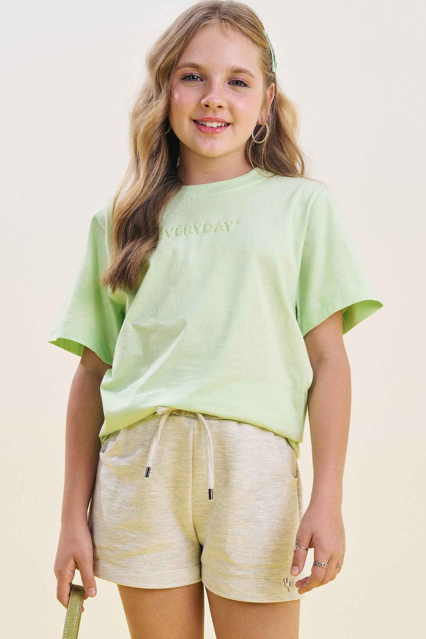 Camiseta Comfy em Meia Malha 82872 Vic&Vicky Teen Menina