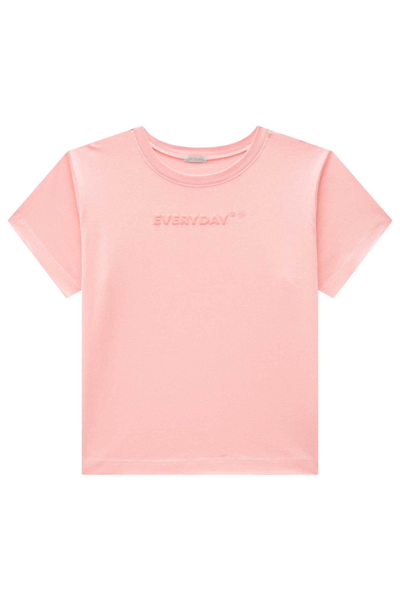 Camiseta Comfy em Meia Malha 82872 Vic&Vicky Teen Menina