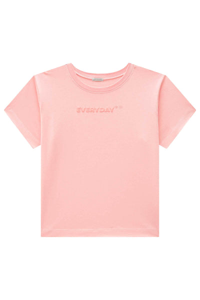 Camiseta Comfy em Meia Malha 82872 Vic&Vicky Teen Menina