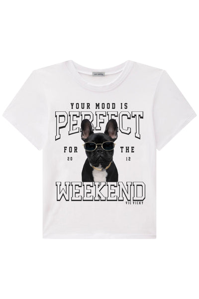 Camiseta Comfy em Meia Malha 90447 Vic&Vicky Teen Menina