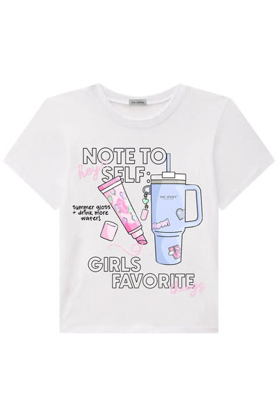 Camiseta Comfy em Meia Malha 90458 Vic&Vicky Teen Menina