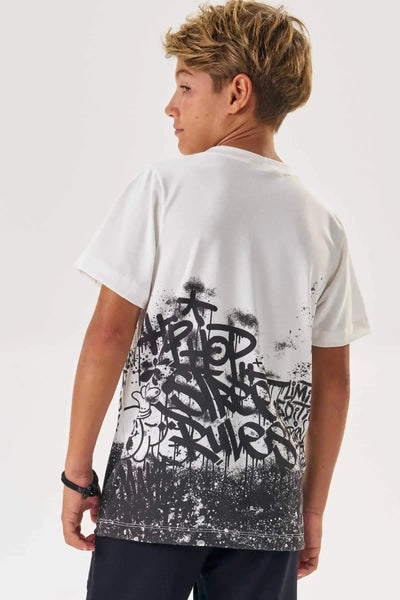 Camiseta em Malha Fresh 87627 Johnny Fox Teen Menino