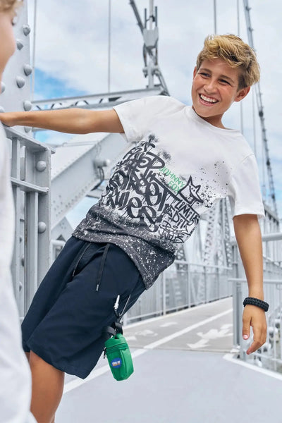 Camiseta em Malha Fresh 87627 Johnny Fox Teen Menino