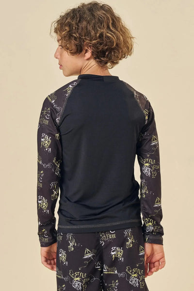 Camiseta em Malha UV Dry com Proteção UV50+ 85333 Johnny Fox Teen Menino