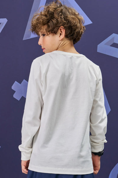 Camiseta em Meia Malha 79255 Johnny Fox Teen Menino