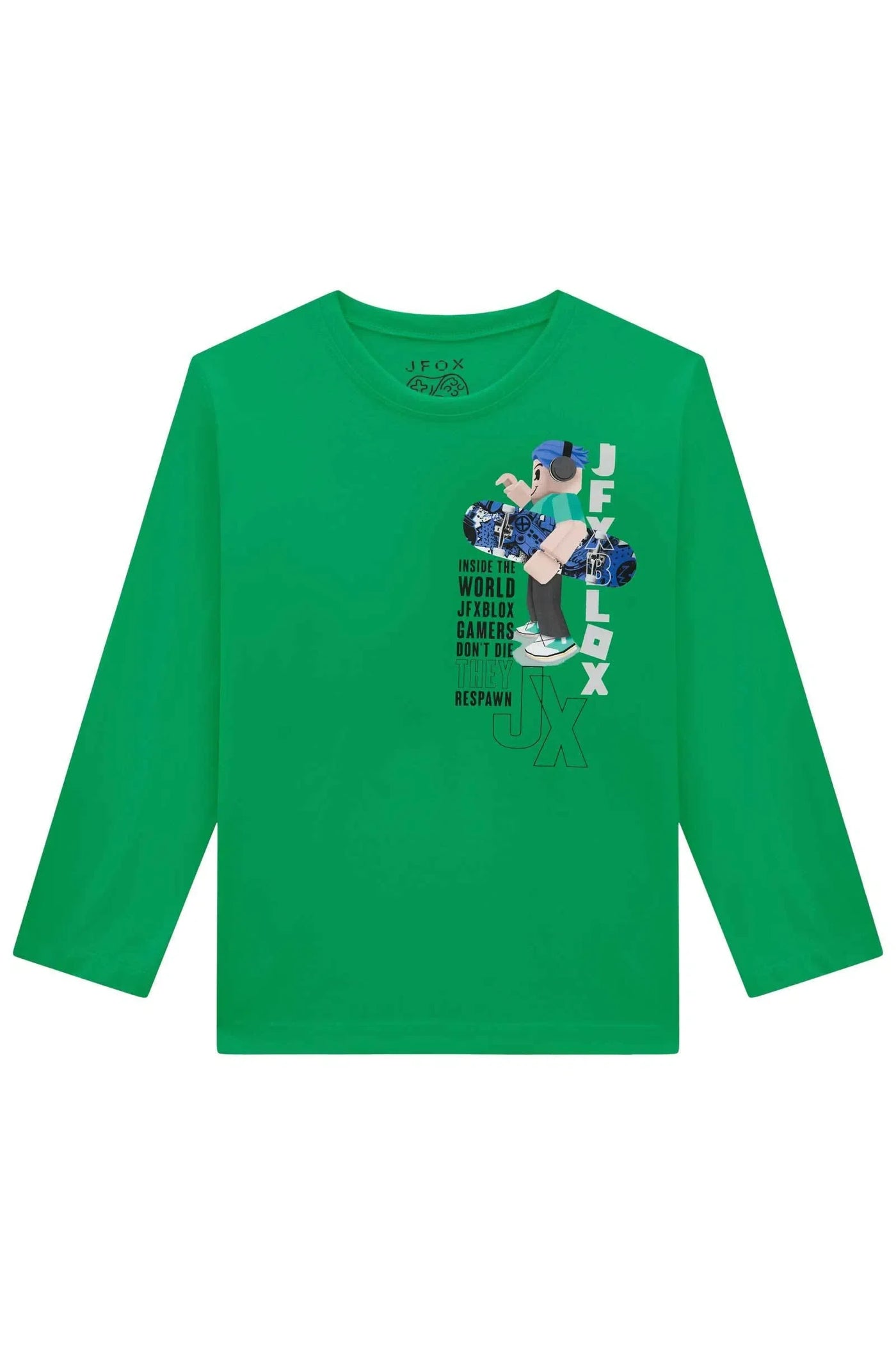 Camiseta em Meia Malha 79261 Johnny Fox Teen Menino