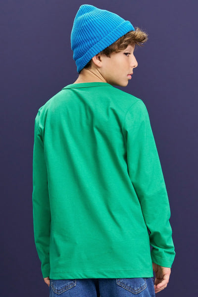 Camiseta em Meia Malha 79261 Johnny Fox Teen Menino