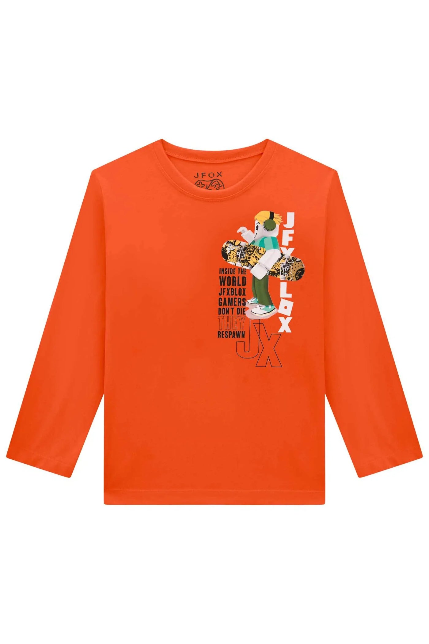 Camiseta em Meia Malha 79261 Johnny Fox Teen Menino