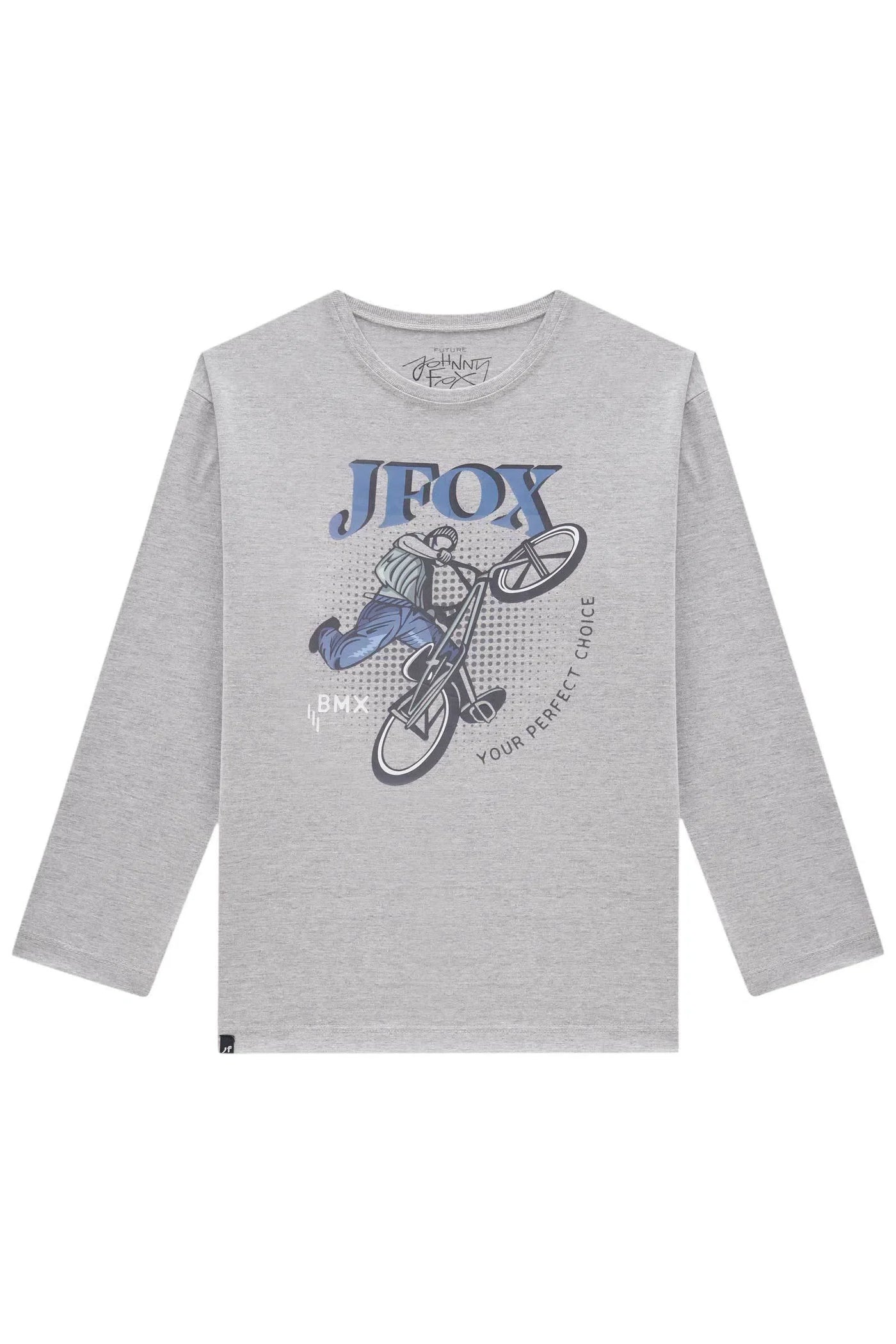 Camiseta em Meia Malha 81357 Johnny Fox Teen Menino