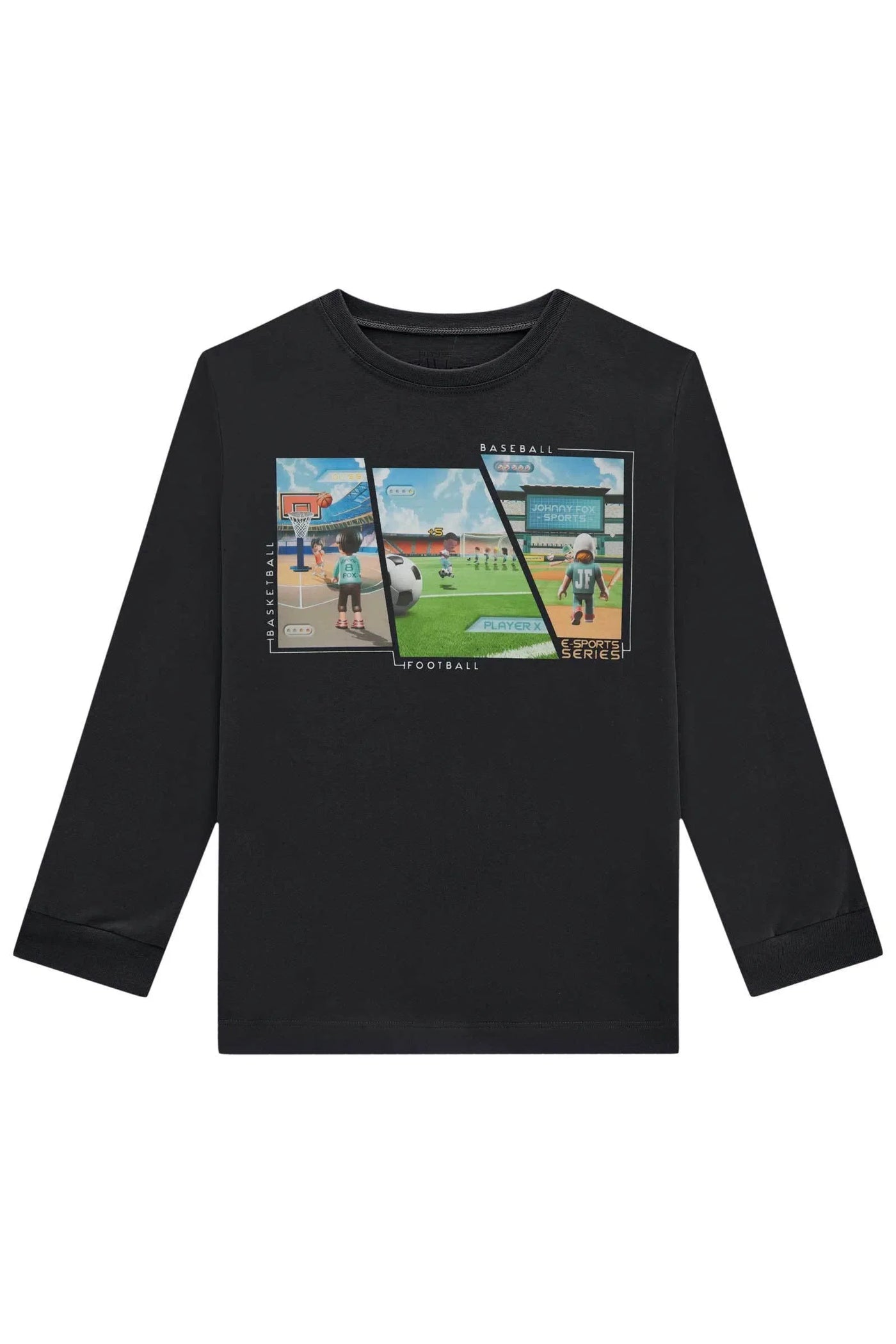 Camiseta em Meia Malha 82515 Johnny Fox Teen Menino