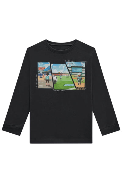 Camiseta em Meia Malha 82515 Johnny Fox Teen Menino