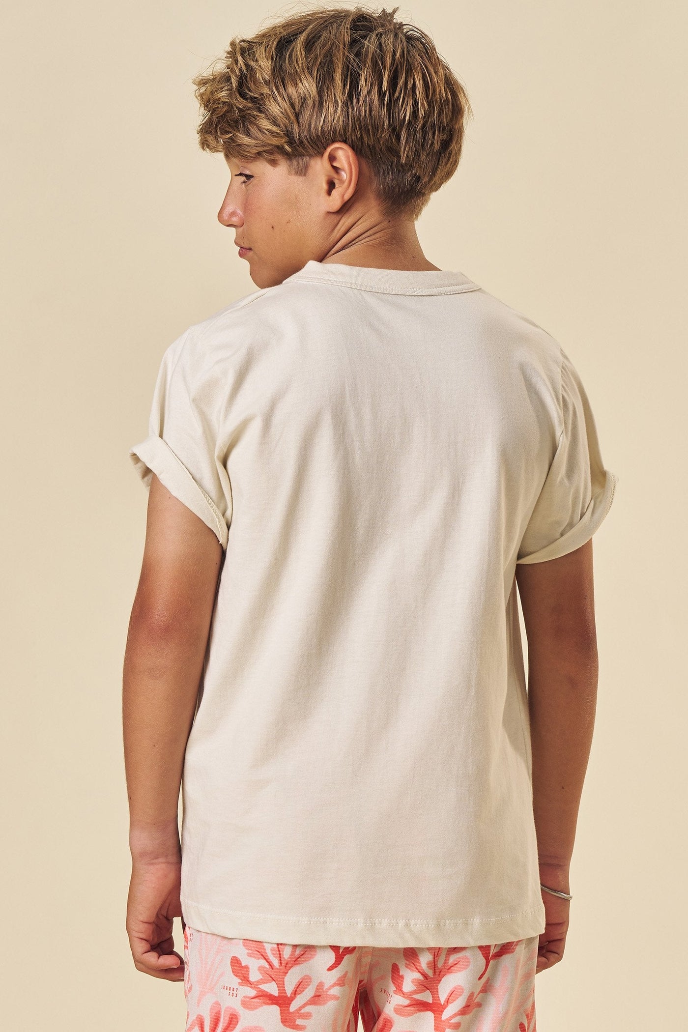 Camiseta em Meia Malha 83507 Johnny Fox Teen Menino