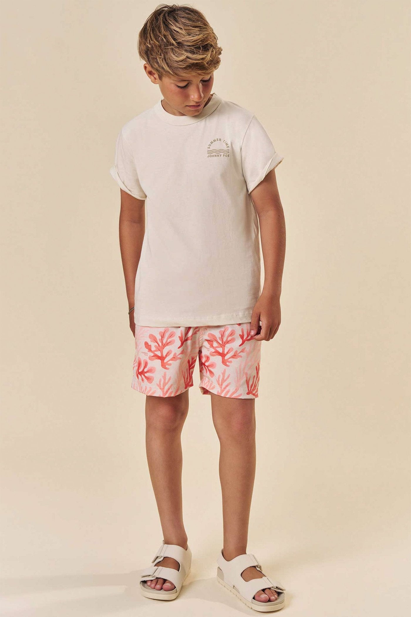 Camiseta em Meia Malha 83507 Johnny Fox Teen Menino