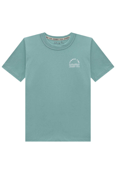 Camiseta em Meia Malha 83507 Johnny Fox Teen Menino