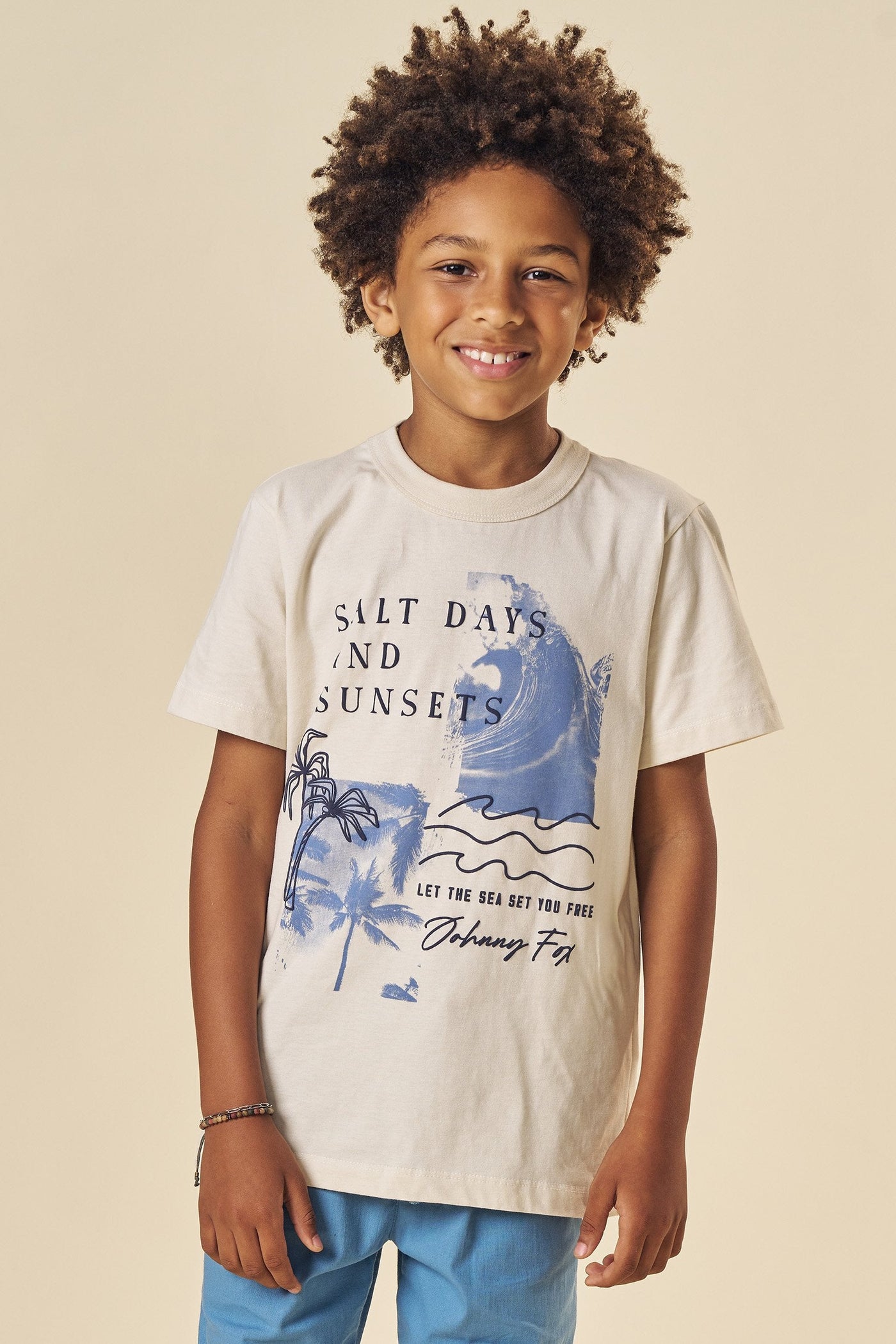 Camiseta em Meia Malha 83576 Johnny Fox Teen Menino