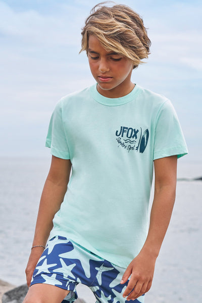 Camiseta em Meia Malha 83583 Johnny Fox Teen Menino