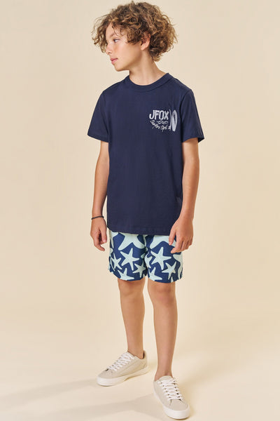 Camiseta em Meia Malha 83583 Johnny Fox Teen Menino