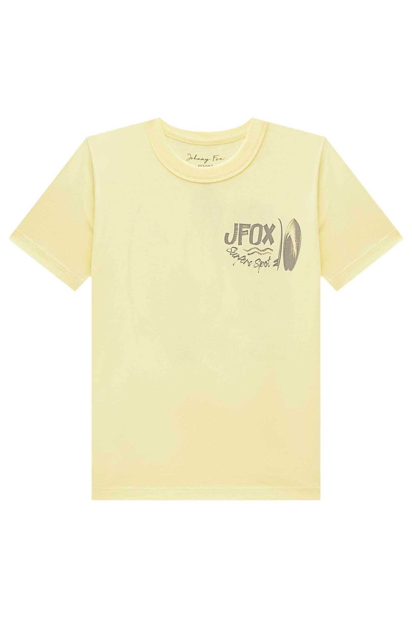 Camiseta em Meia Malha 83583 Johnny Fox Teen Menino