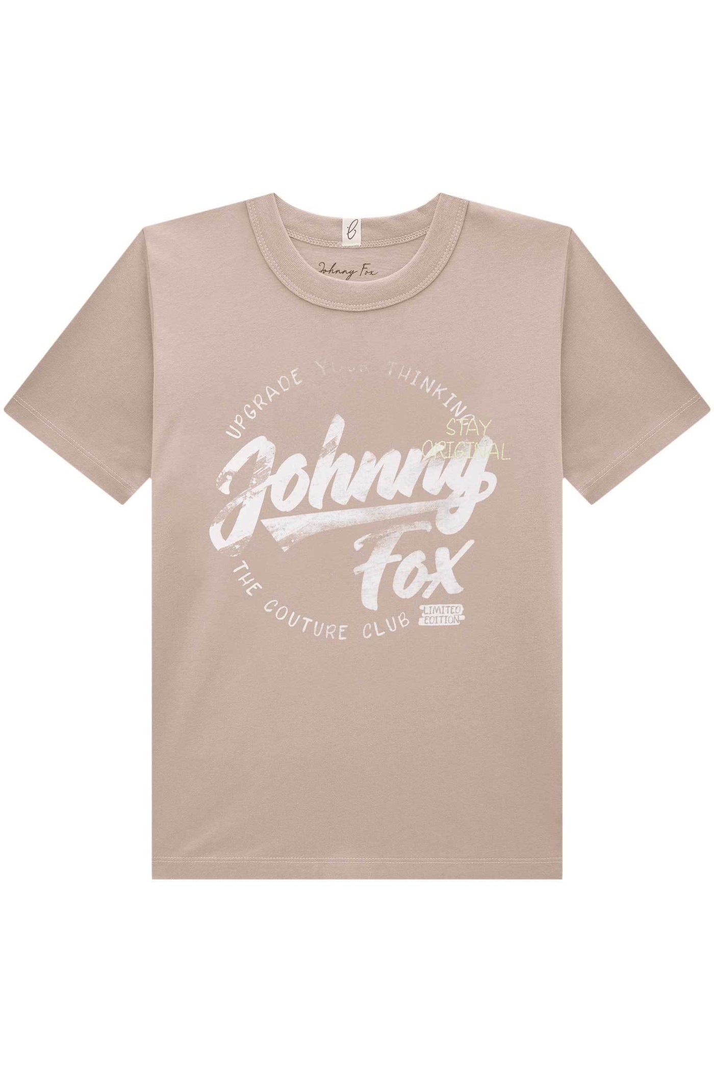 Camiseta em Meia Malha 83759 Johnny Fox Teen Menino