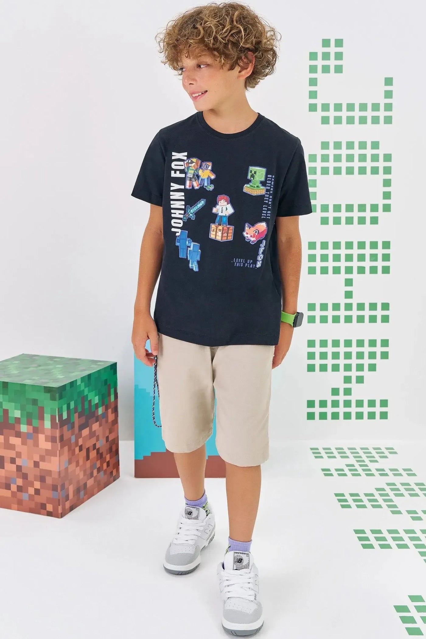 Camiseta em Meia Malha 86317 Johnny Fox Teen Menino