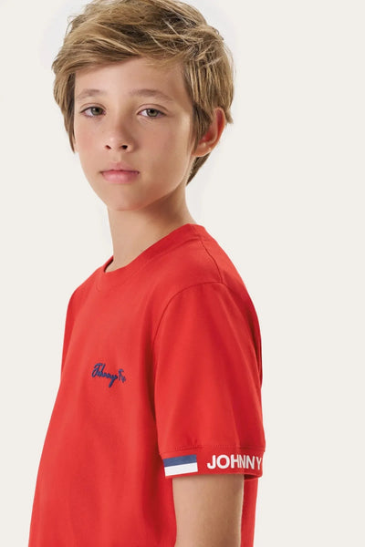 Camiseta em Meia Malha 87001 Johnny Fox Teen Menino