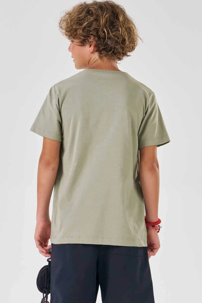Camiseta em Meia Malha 87002 Johnny Fox Teen Menino