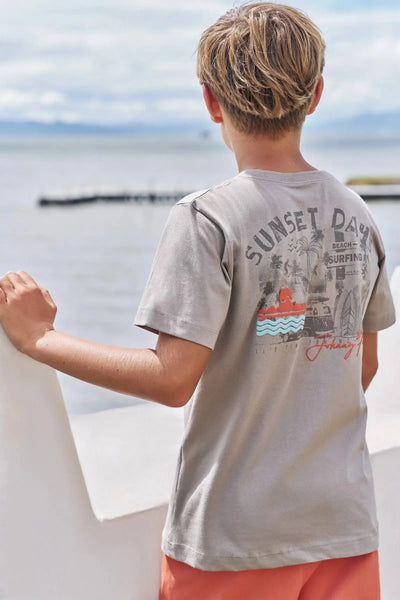 Camiseta em Meia Malha 87006 Johnny Fox Teen Menino